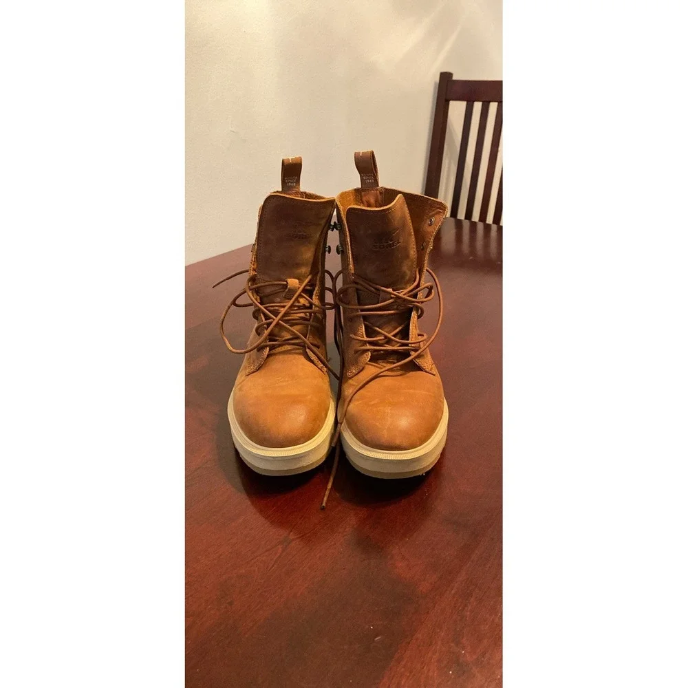 NWOT Sorel Hi-Line Lace Boots, Women size 8.5 - Picture 5 of 7